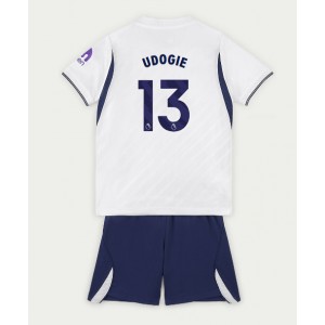 Tottenham Hotspur Destiny Udogie #13 Jalkapallovaatteet Lasten Kotipeliasu 2026-27 Lyhythihainen (+ Lyhyet housut)